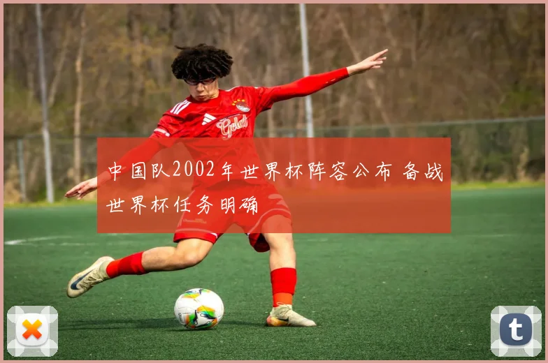 中国队2002年世界杯阵容公布 备战世界杯任务明确